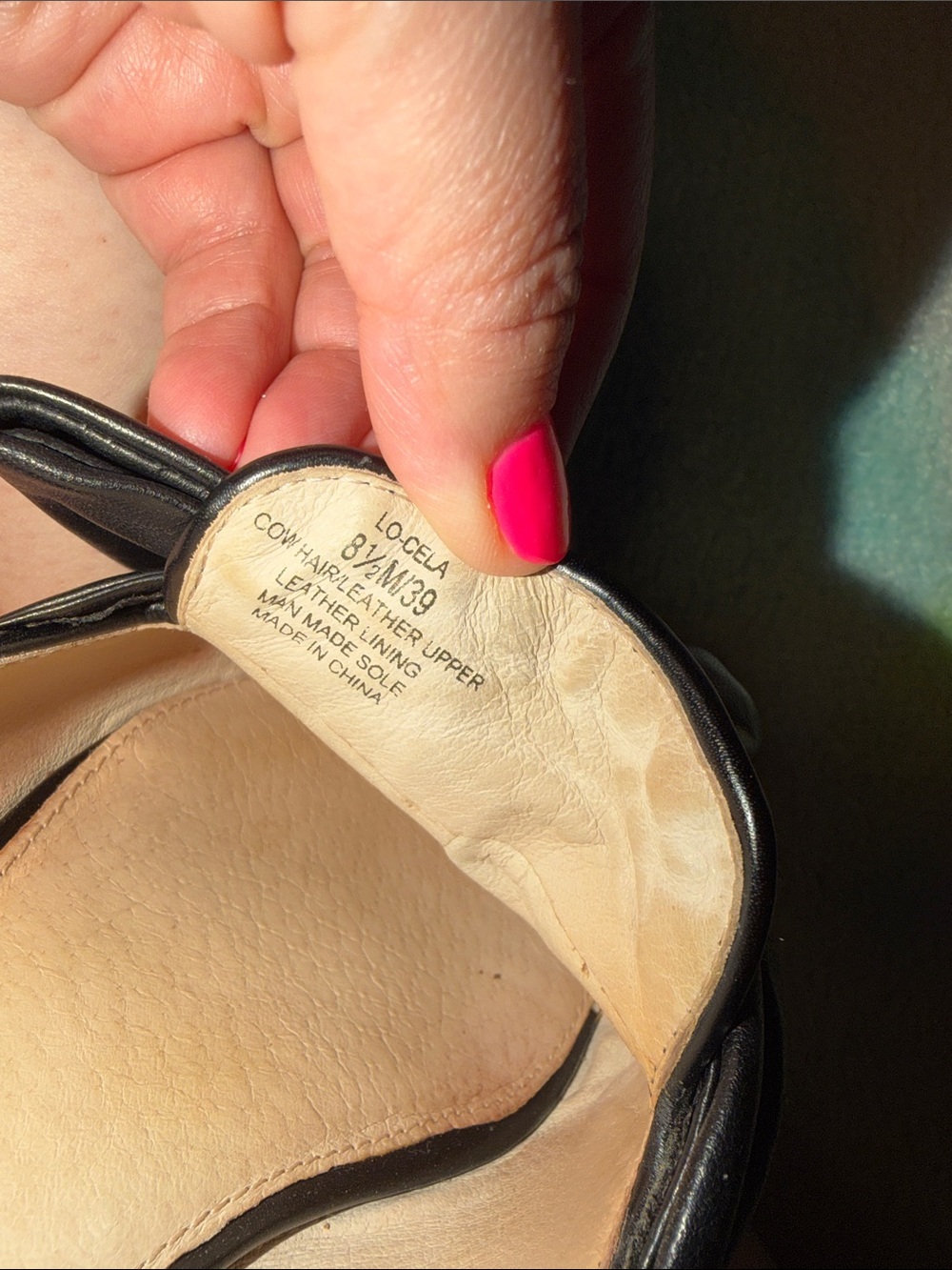 Louise et Cie “Cela” Bow Black & Leopard Calf Hair Pointed Toe Knot Mules - Picture 9 of 11